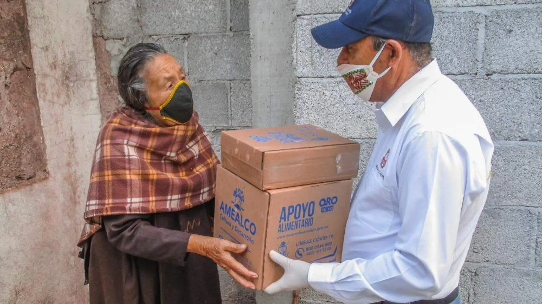 Se ha privilegiado la entrega a los adultos mayores.Cortes_a Gobierno Amealco.